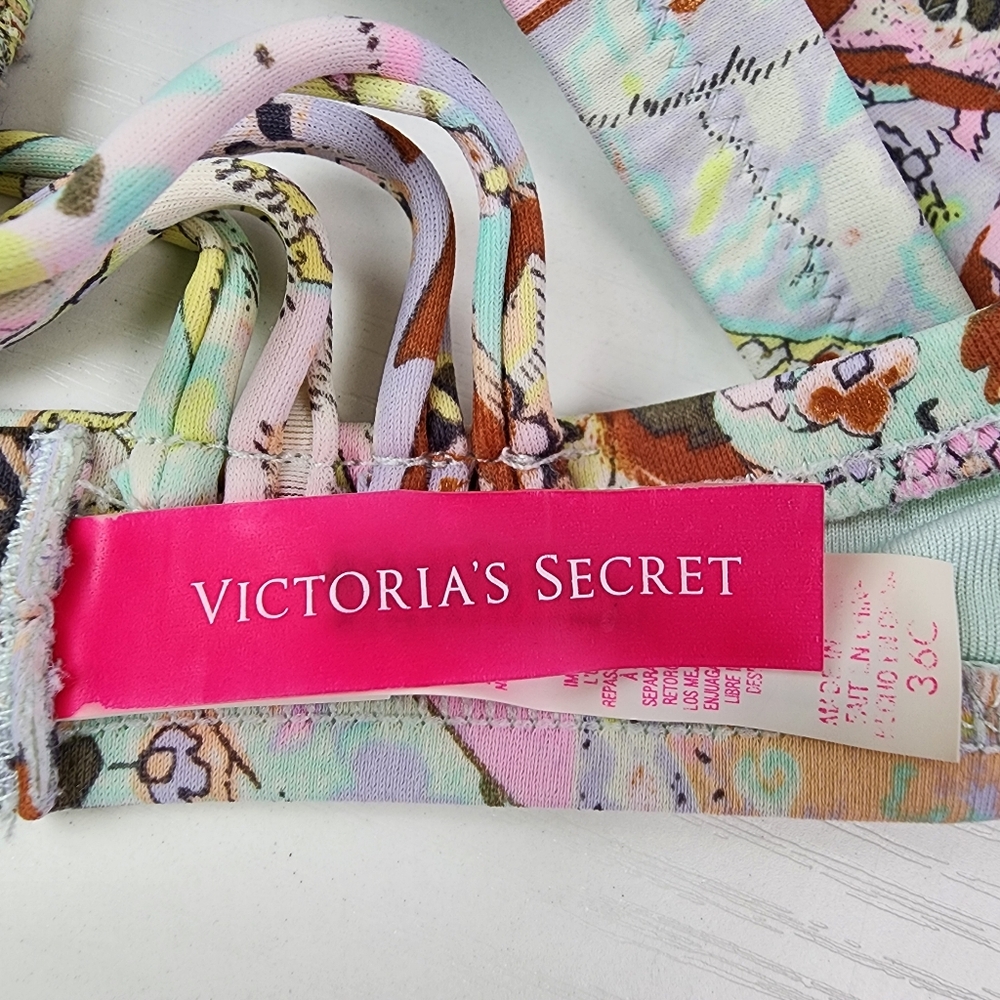 Victoria's Secret Women's The Fabulous Macramé Bikini Top Size 36C - Picture 8 of 10